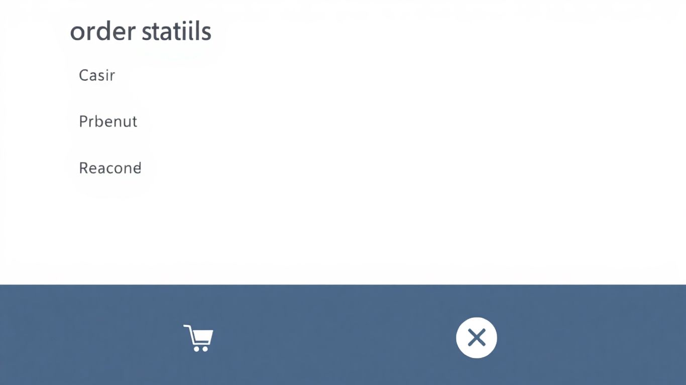 Shopify POS order management with return and cancellation options.