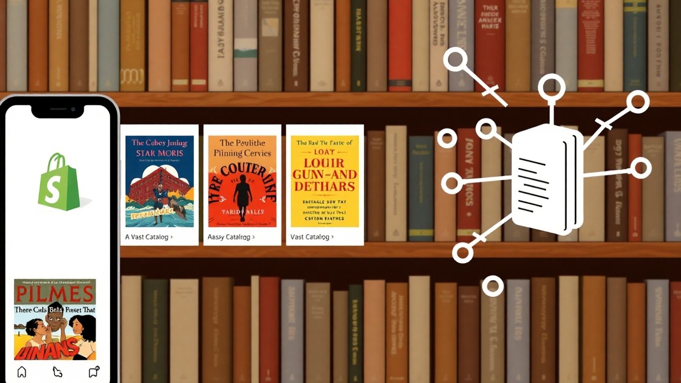Shopify app connecting bookstores to Ingram's catalog.