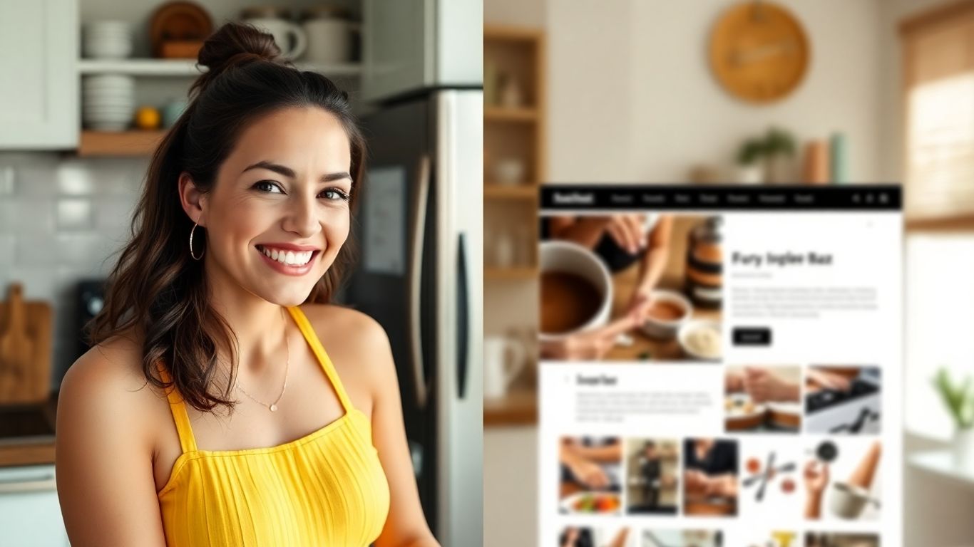 Influencer Molly Baz website template AI imitation dispute
