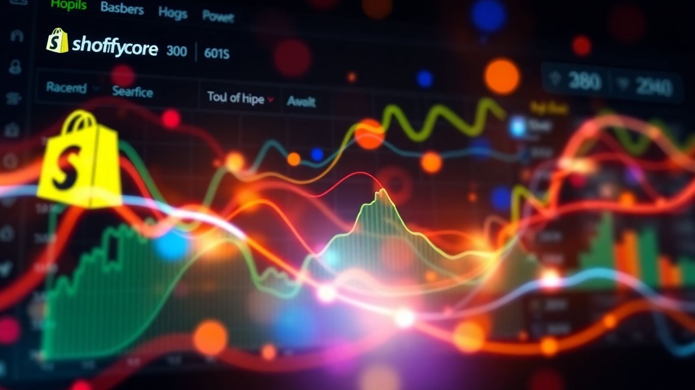 Shopify dashboard with real-time data streams.