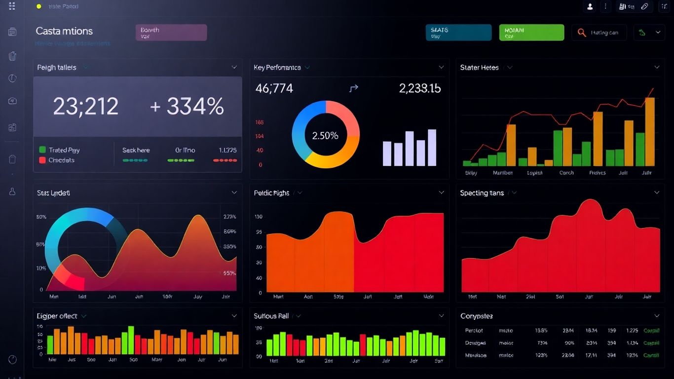 Shopify analytics dashboard with customizable report views.