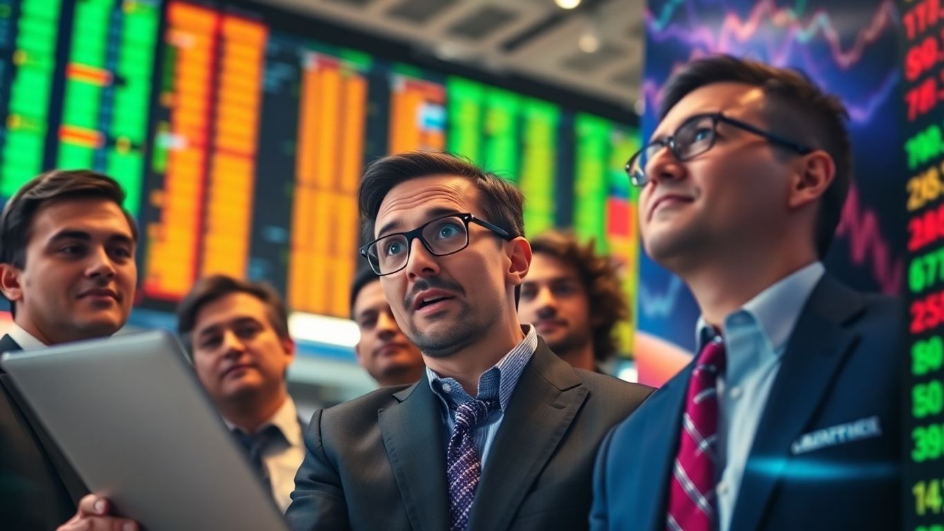 Investors reacting to fast-moving stock prices